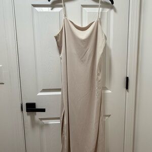 H&M Cream Strapless Dress